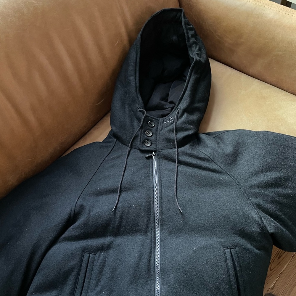 Y3 Yohji Yamamoto adidas wool cashmere black ultimate puffer down jacket winter - Picture 6 of 17